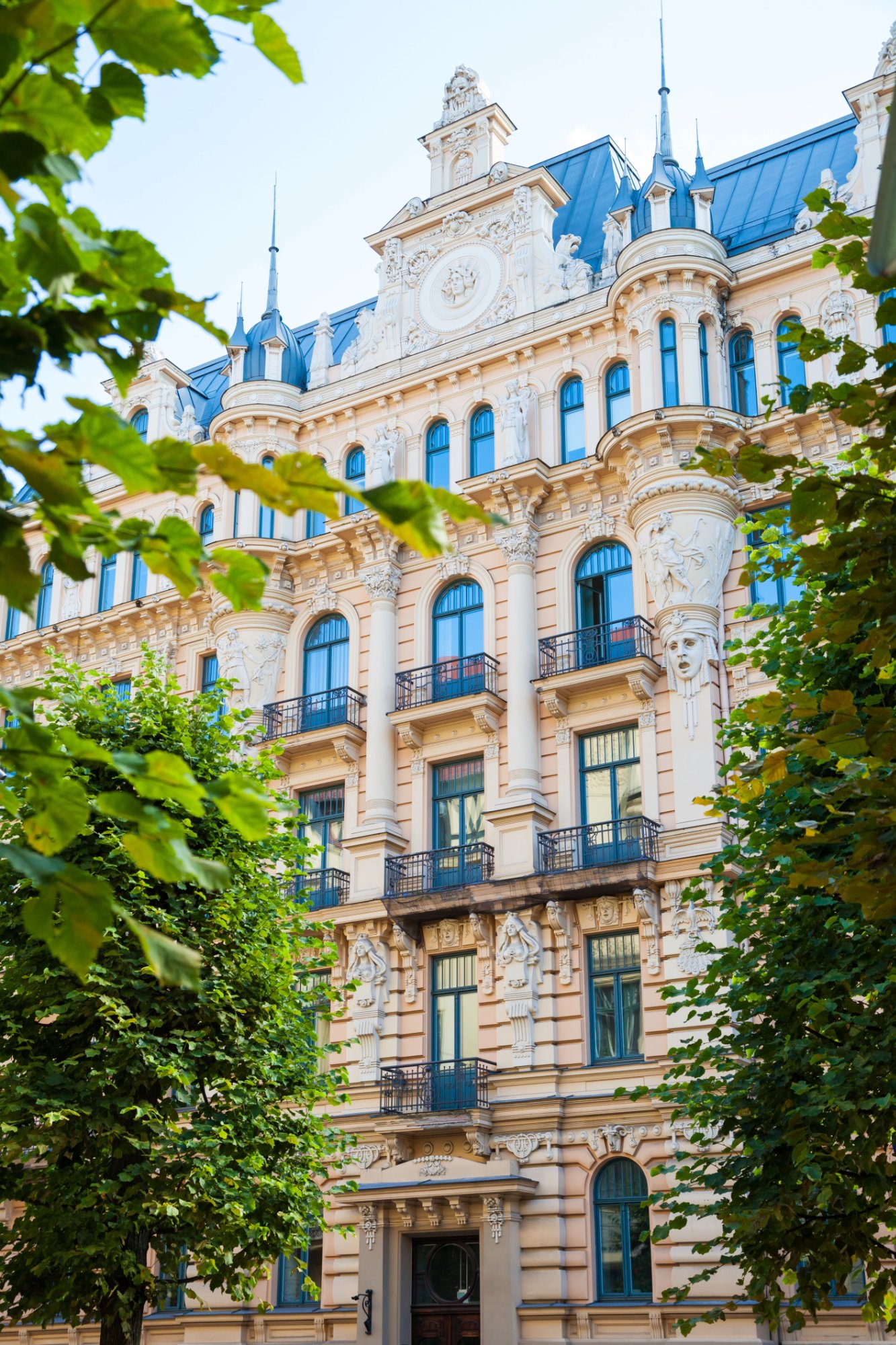Ornate Gründerzeitfassade Wien
